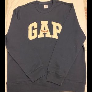 Embroidered Gap Logo Crewneck Sweatshirt Sz XL
